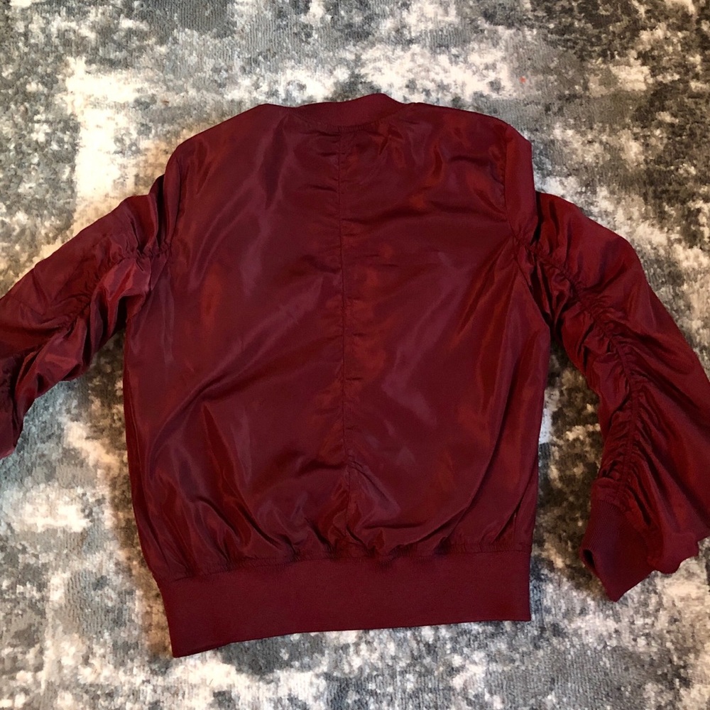 Love Tree Burgandy jacket - Picture 3 of 4